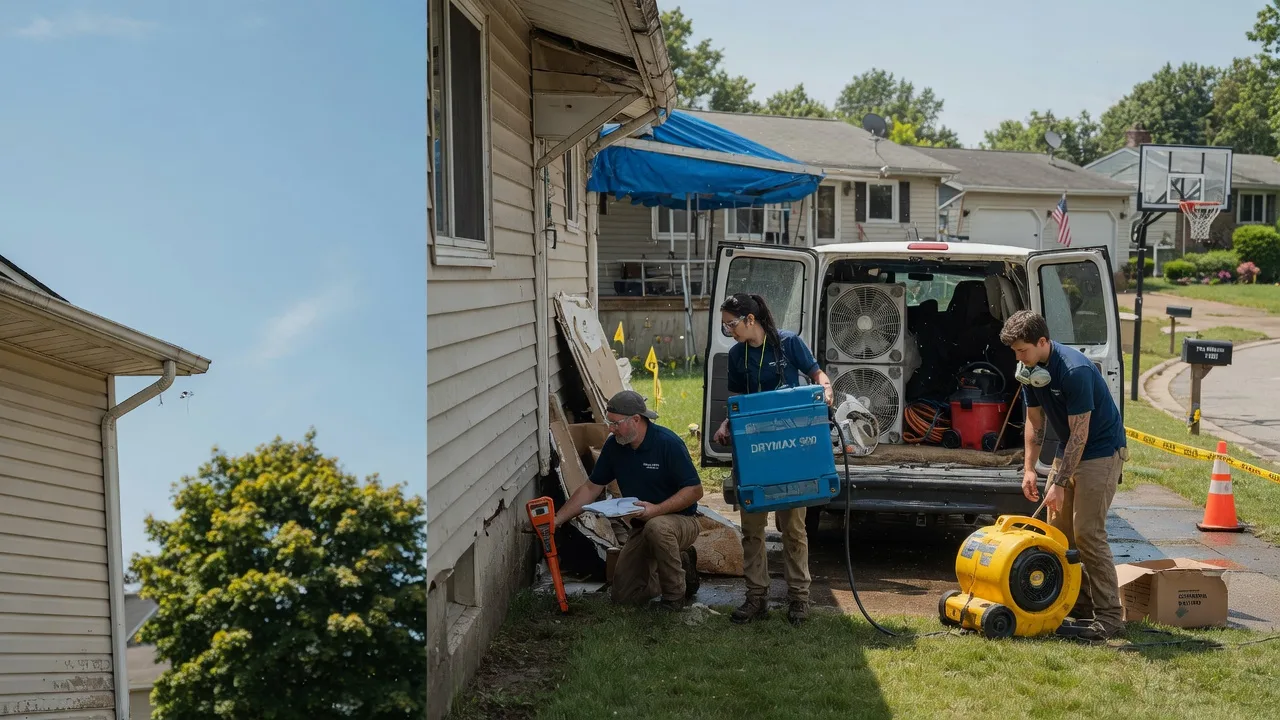Ceiling Leak Cleanup in Maynard, IA near me