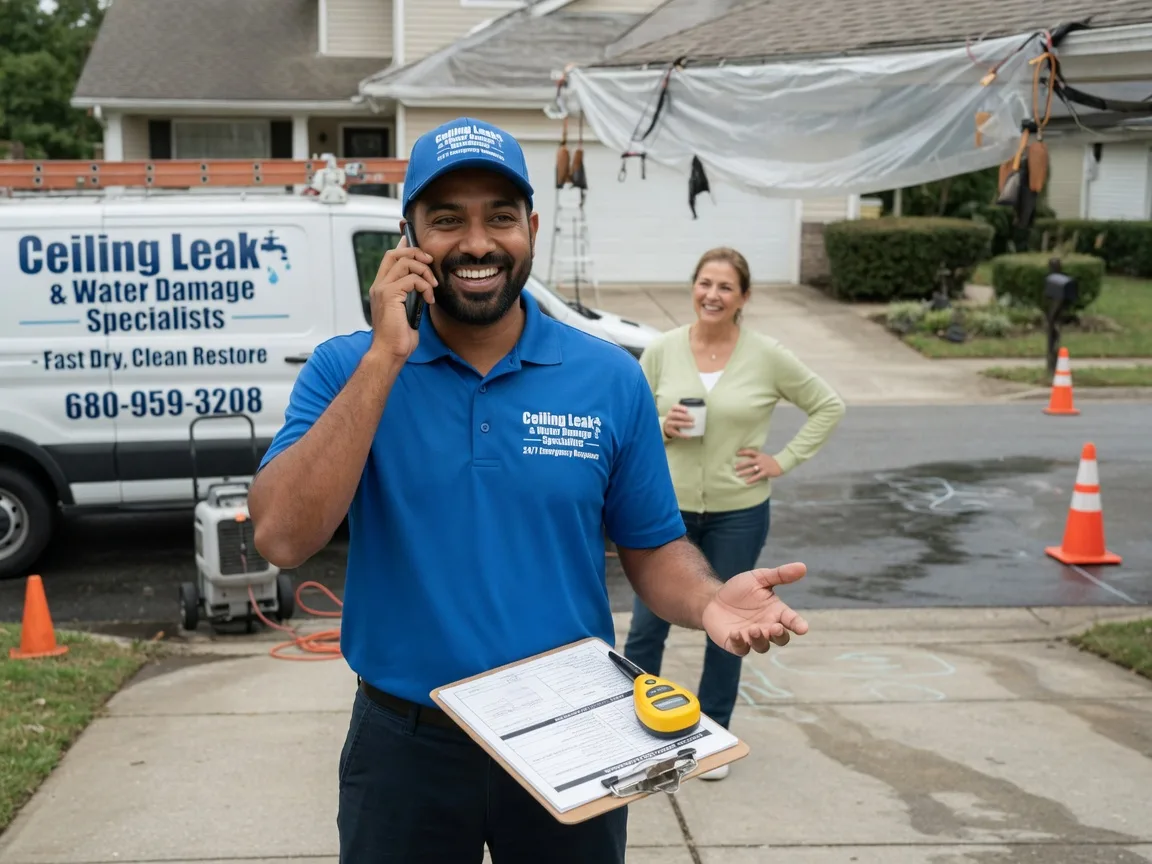 Ceiling Leak Cleanup Maynard, IA FAQs